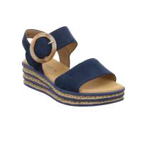 GABOR Sandalette Blau Leder