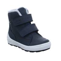 SUPERFIT Kleinkinder-Winter-Bottine Blau Textil Baby-Boot