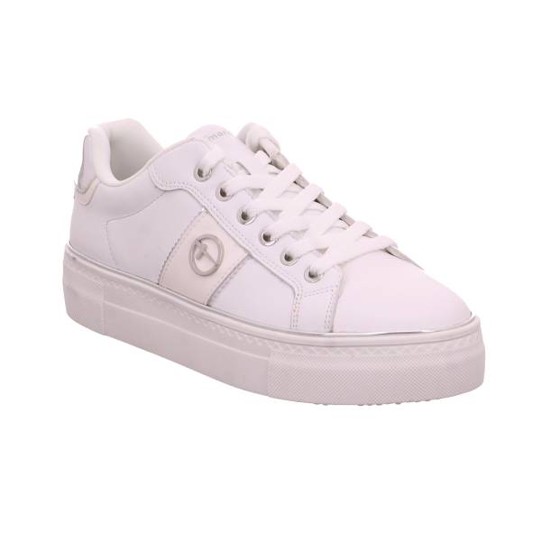 Bild 1 - TAMARIS Sneaker Weiss Leder mit Wechselfussbett