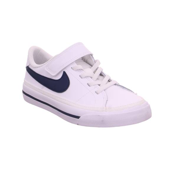 Bild 1 - NIKE Kinder Sportschuh Weiss Lederimitat