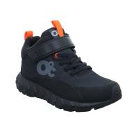 ZERO Jugend-Boot Schwarz Textil Sneaker mid