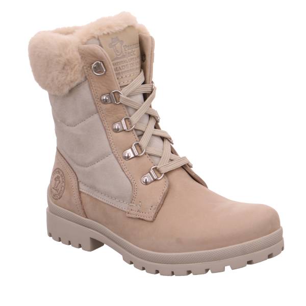 Bild 1 - PANAMA JACK Boot Beige Leder mit Wechselfussbett