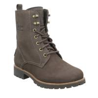 PANAMA JACK Boot Grau Leder mit Lammfell - Innenfutter