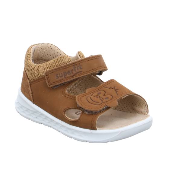 Bild 1 - SUPERFIT Baby-Sandale Cognac Leder Minilette