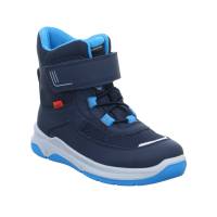 SUPERFIT Kleinkinder-Snowboot Membran Blau Textil Baby-Winterstiefel Unisex