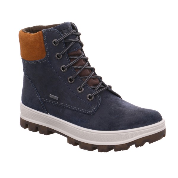 Bild 1 - SUPERFIT Jungen-Winter-Bottine Blau Textil Boot