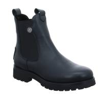 PANAMA JACK Boot Schwarz Leder mit Lammfell-Futter