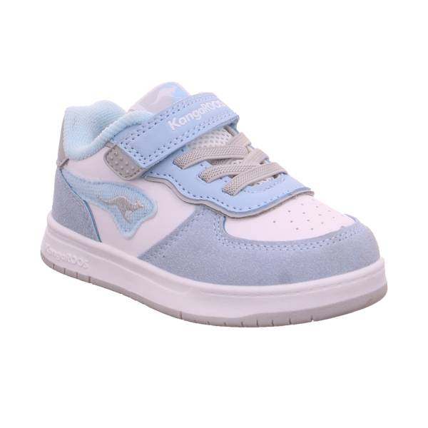 Bild 1 - KANGAROOS Baby-Sport-Bottine Hellblau Lederimitat Sneaker