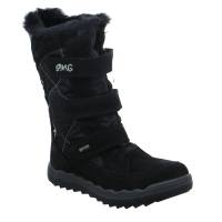 PRIMIGI Mädchen-Snowboot Membrane Schwarz Textil Winterstiefel