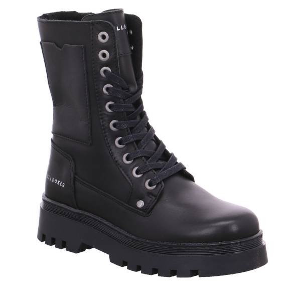 Bild 1 - BULLBOXER Mädchen-Winter-Bottine Schwarz Leder Boot