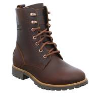 PANAMA JACK Boot Braun Leder mit Lammfell - Innenfutter