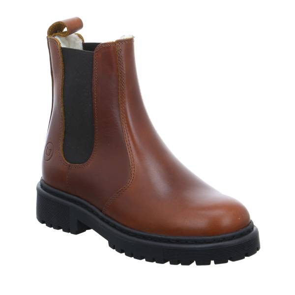 Bild 1 - SCHUHENGEL Boot Cognac Leder mit Wollfutter