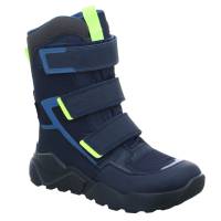 SUPERFIT Jungen- Snowboot Membran Dunkelblau Textil Winterstiefel