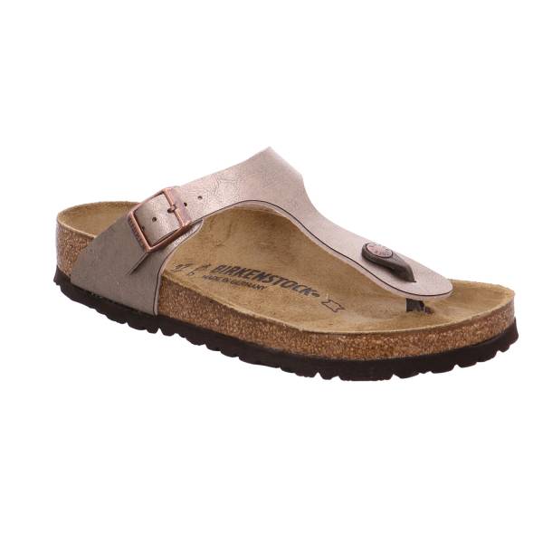 Bild 1 - BIRKENSTOCK Bio-Zehentrenner Bronze Lederimitat