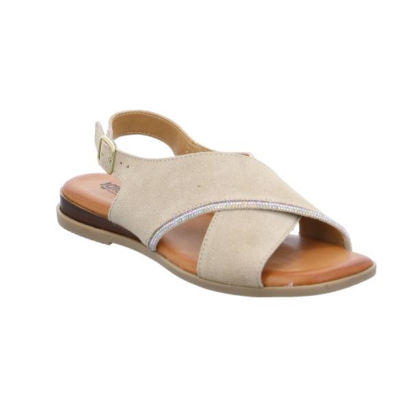 Bild 1 - IGI & CO Sandalette Beige Leder