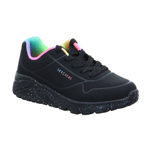 Bild 1 - SKECHERS Mädchen-Halbschuh Binder Schwarz Lederimitat Sneaker