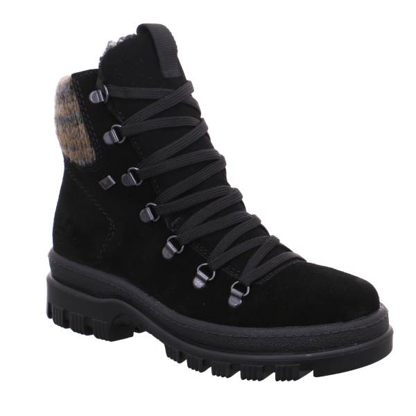 Bild 1 - RIEKER Snowboot Schwarz Leder mit Wechselfussbett