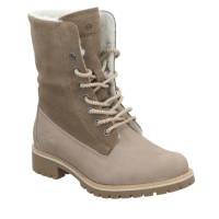 SCHUHENGEL Boot Taupe Leder