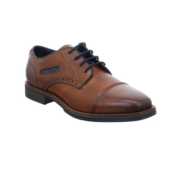 Bild 1 - BUGATTI SHOES Halbschuh-City Cognac Leder