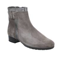 GABOR Stiefelette Taupe Leder