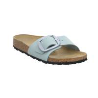 BIRKENSTOCK Bio-Fussbett Grün Leder