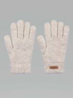 BARTS Strickhandschuh Offwhite Textil