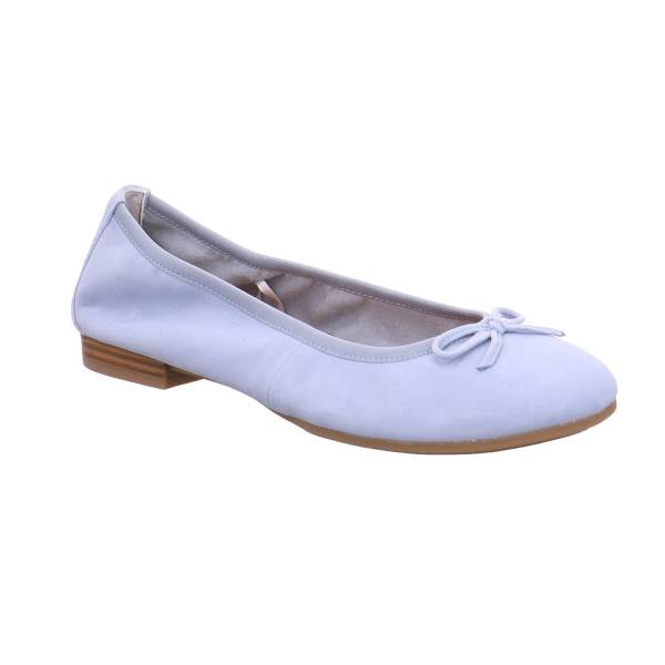 ballerina hellblau leder