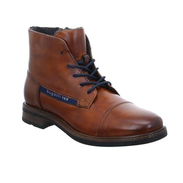 Bild 1 - BUGATTI SHOES Winter-Boots Cognac Leder