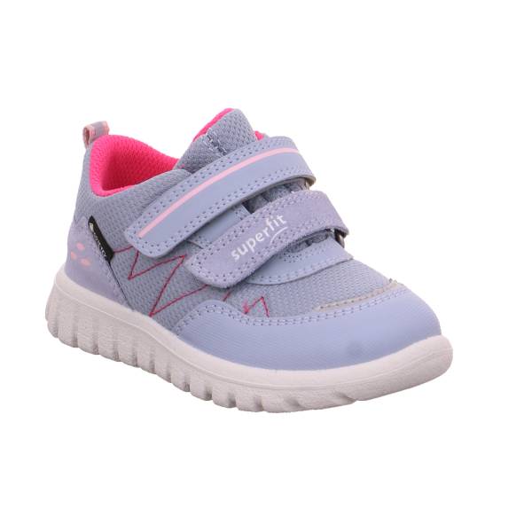 Bild 1 - SUPERFIT Baby-Sport-Bottine Hellblau Textil Sneaker