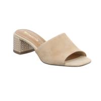 TAMARIS Pantolette Beige Leder