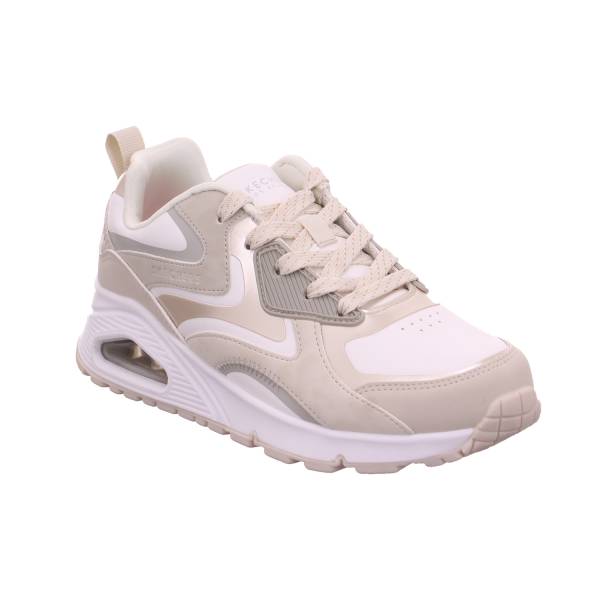 Bild 1 - SKECHERS Mädchen-Halbschuh Binder Offwhite Lederimitat Sneaker