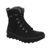 LEGERO Snowboot Schwarz Leder mit Gore-Tex Membrane