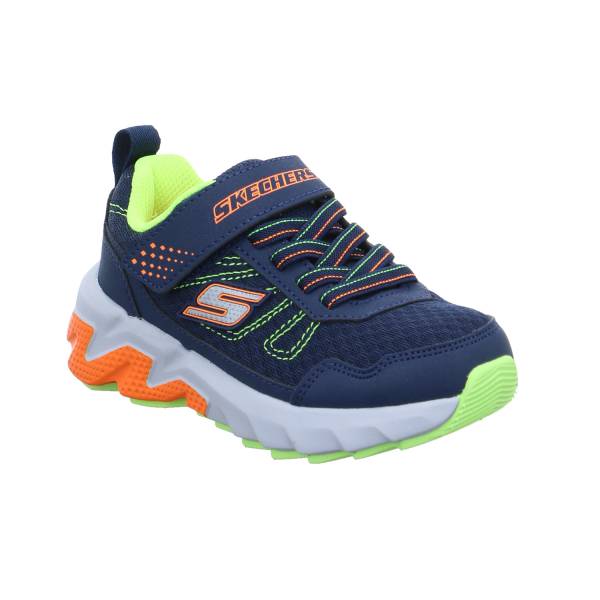 Bild 1 - SKECHERS Kleinkinder-Halbschuh Klett Dunkelblau Textil Sneaker