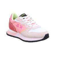 SUN68 Sneaker Rosa Leder mit Wechselfussbett