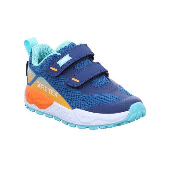 Bild 1 - PRIMIGI Kleinkinder-Halbschuh Klett Blau Leder Sneaker