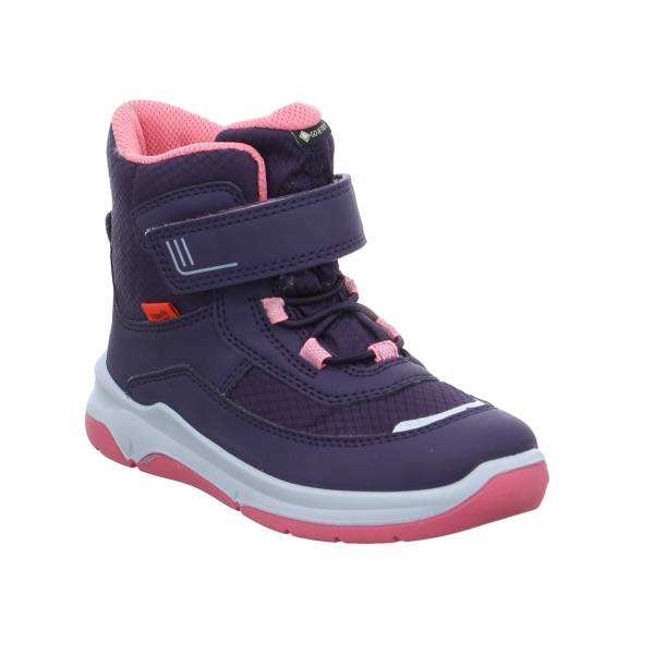 Bild 1 - SUPERFIT Kleinkinder-Snowboot Membran Violette Textil Baby-Winterstiefel Mädchen