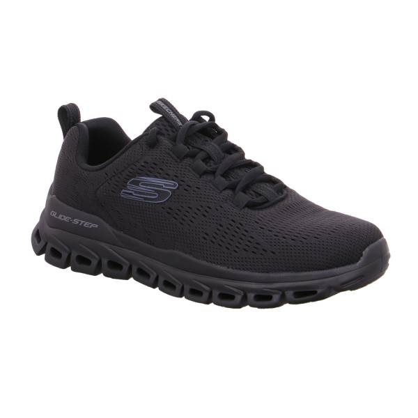 Bild 1 - SKECHERS Halbschuhe Sneaker Stoff Schwarz Synthetik