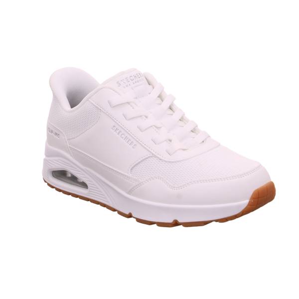 Bild 1 - SKECHERS Halbschuhe Sneaker Weiss Lederimitat