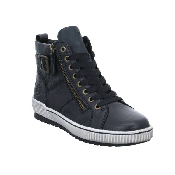 Bild 1 - REMONTE Mid Cut Sneaker Schwarz Leder mit TEX Membrane