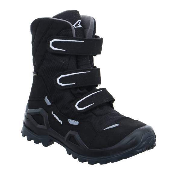 Bild 1 - LOWA Jungen- Snowboot Membran Schwarz Textil Winterstiefel