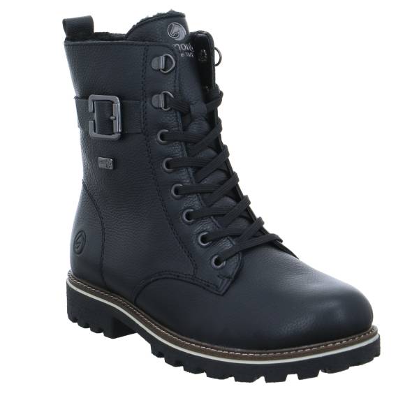 Bild 1 - REMONTE Boot Schwarz Leder mit TEX Membrane