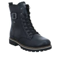 REMONTE Boot Schwarz Leder mit TEX Membrane