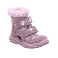 SUPERFIT Kleinkinder-Snowboot Membran Rosa Textil Baby-Winterstiefel Mädchen