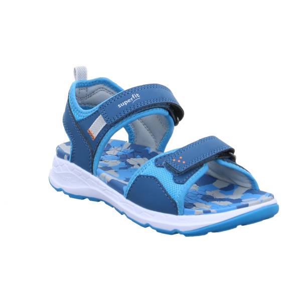 Bild 1 - SUPERFIT Jungen-Sandale Blau Lederimitat Sommerschuh