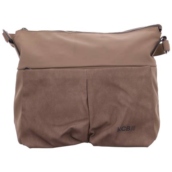 Bild 1 - KCB VEGAN BAGS Umhängetasche Taupe Textil Vegan