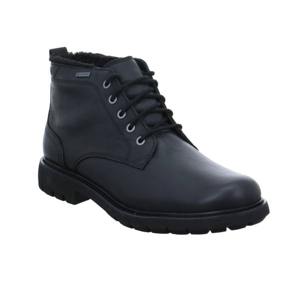 Bild 1 - CLARKS Winter-Boots Schwarz Leder