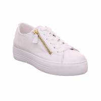 SCHUHENGEL Sneaker Weiss Leder mit Wechselfussbett