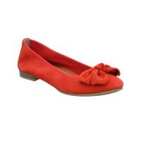 TAMARIS Ballerina Rot Leder