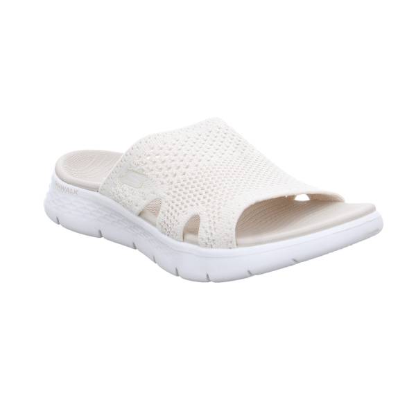 Bild 1 - SKECHERS Pantolette Offwhite Textil