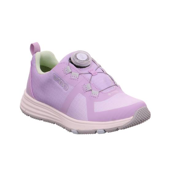 Bild 1 - VADO Mädchen-Halbschuh Klett Flieder Textil Sneaker Outdoor